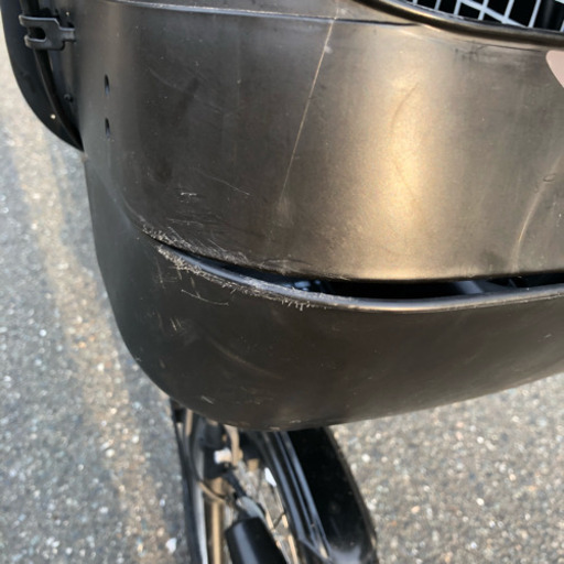 美品 黒 2017年式 電動自転車 パナソニック ギュット 大容量バッテリー