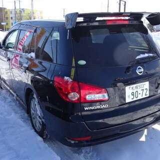 ウイングロード 1.5 15RX FOUR エアロ 4WD 事故無し　ス…の画像