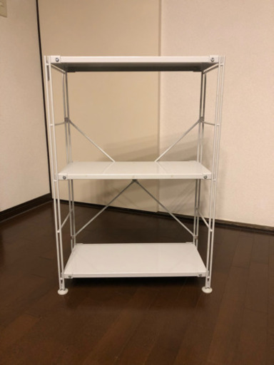 無印良品  スチールユニットシェルフ中