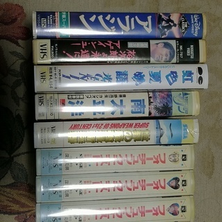 VHSビデオテープ8本 いろいろまとめて