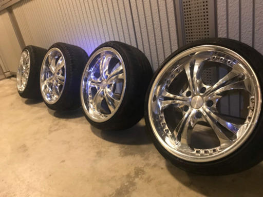 SHARK 18インチ メッキホイール4本セット