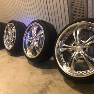 SHARK 18インチ メッキホイール4本セット