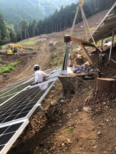 太陽光パネル設置担当