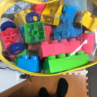 プラスチックのブロックです。の画像
