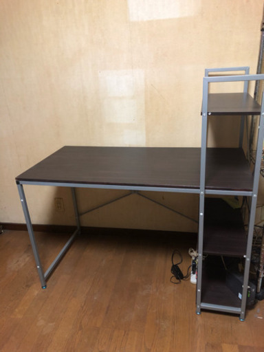 ラック付デスク 115×52cm