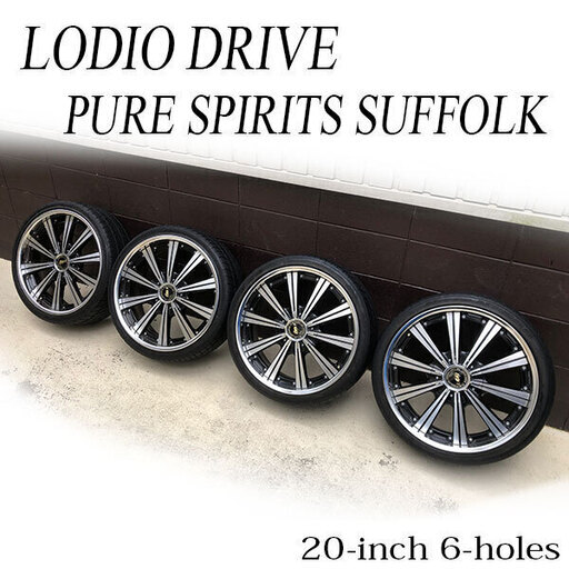 【値下】 訳あり特価 JG608 ロデオドライブ 20インチタイヤホイール４本 6穴 PCD139.7 ハイエース等