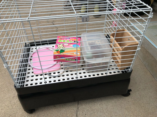 美品？小動物用 ゲージ ウサギ 使用一年未満 おまけ色々付き