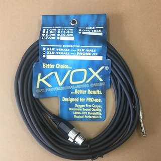 kvox マイクケーブル7M（キャノン↔︎フォーン）新品