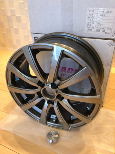 アルミ ホイール 新品 4本 15インチ PCD100 5穴 トヨタ スバル他