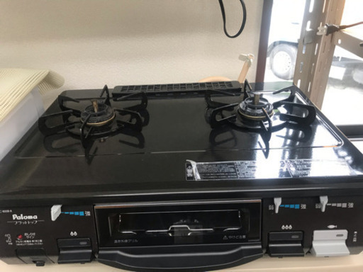 【リサイクルサービス八光　田上店　安心の3か月保証　配達・設置OK】Paloma(パロマ) ガステーブル 　都市ガス　 IC-800B-R