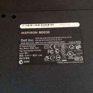 ジャンク　ノートpc dell inspiron5030の画像