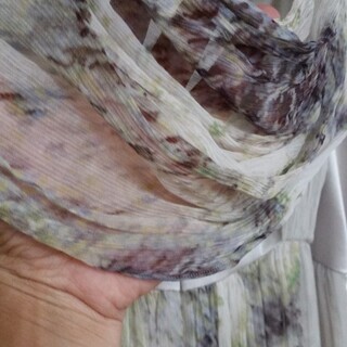 【大きいサイズ】 ヨーロッパブランドのシルクワンピース 【新品未使用】の画像