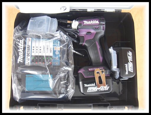 新品 makita マキタ 充電式インパクトドライバ TD161DGXAP TD161DRGX パープル 紫 14.4V 6.0Ah