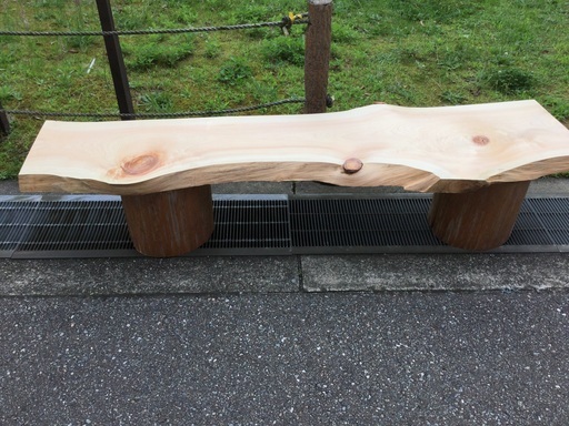 ヒノキ 無垢材テーブル