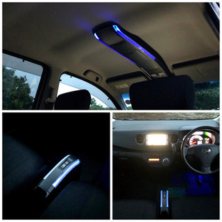 ★タントエグゼカスタム★ワンセグTV★スマートキー★HIDライト★ブルーイルミ★の画像