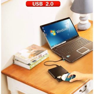 外部のcdドライブ ドライブ USB2.0 CD プレイヤー バ...