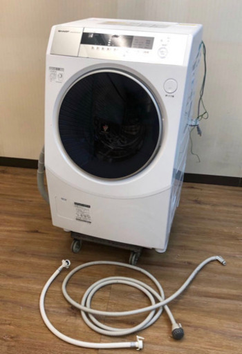 SHARP ドラム式洗濯乾燥機 10㎏/6㎏ ES-ZH1-WL 2016年製