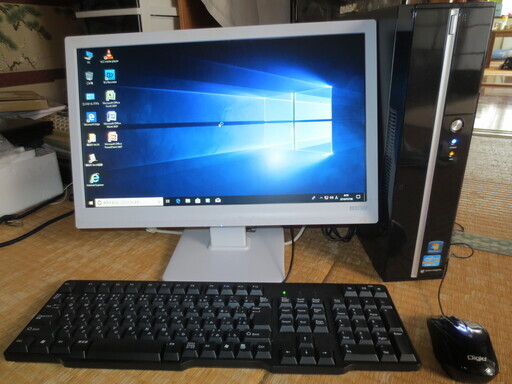 高速 マウスcomputer H61H2-M5 ★ 第二世代 Core i5-2400 4コア/メモリ4GB/HDD260GB/office/ワイド19インチ