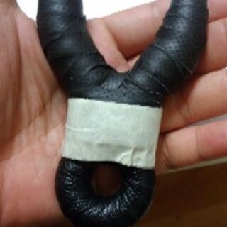 ゴムチューブタイプ。パチンコ・ゴム銃・スリングショット・カラス・鳩・有害鳥獣駆除の画像