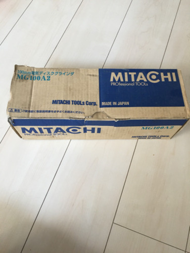ミタチ  ディスクグラインダー 動作確認のみの未使用品  電動工具