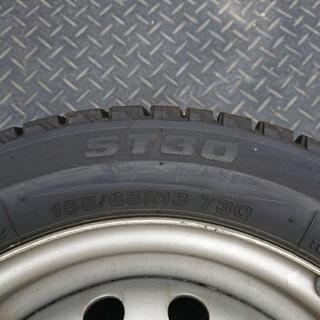 スタッドレス(ホイール付) ブリジストン ST30 155/65/R13 中古品4本 の画像