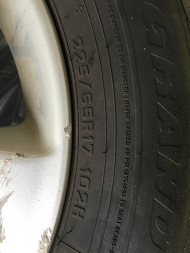サマータイヤ＆ホイール DUNLOP GRANDTREK 225/65R17