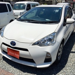 月々1万円～　☆自社ローンＯＫ☆　ハイブリッド車　アクア