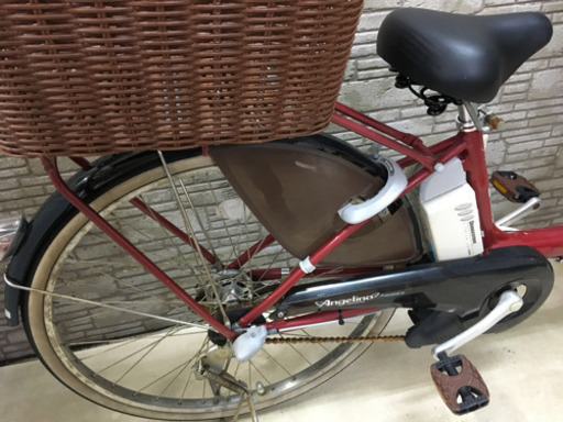 東京23区配達無料  新基準  ブリジストン アンジェリーノ  6Ah リチウム 電動自転車 中古 26インチ