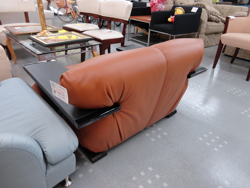 展示未使用品　モリシゲ　パーソナルソファー　本革　ブラウン　半田市　モノ市場　半田店