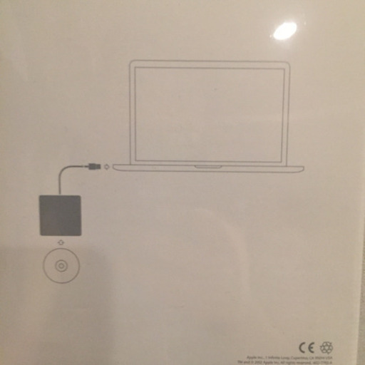 ②Mac USBスーパードライブ 未開封、未使用です