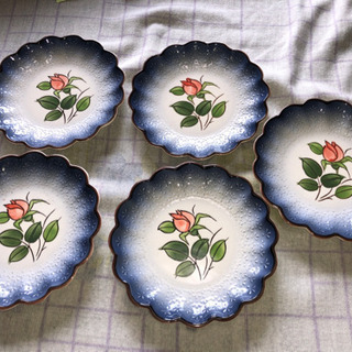 食器 小皿5枚セット 中古品の画像
