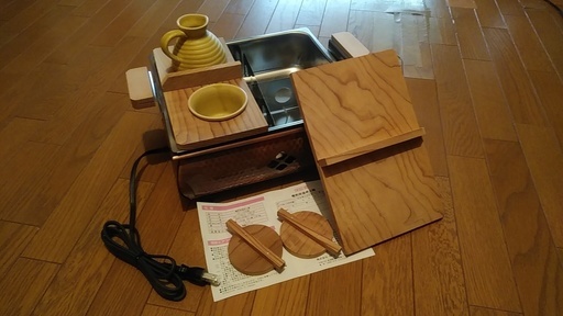 [未使用新品]電気保温卓上おでん鍋・家庭用・おでんパーティーにどうぞ♪