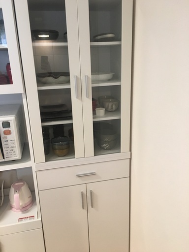 山善 食器棚
