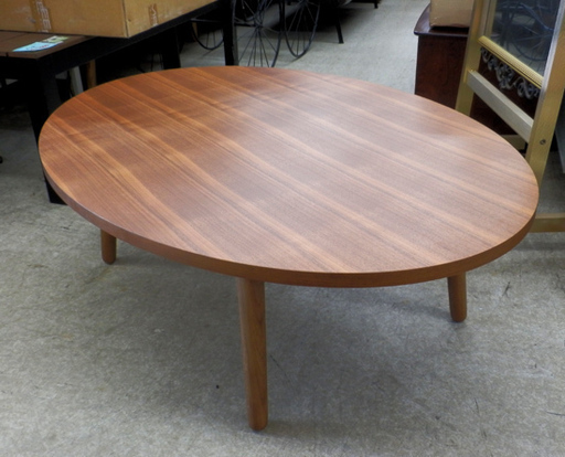 unico ウニコ ALBERO アルベロ ローテーブル 楕円形オーバル 木製 110×80 札幌市西区西野