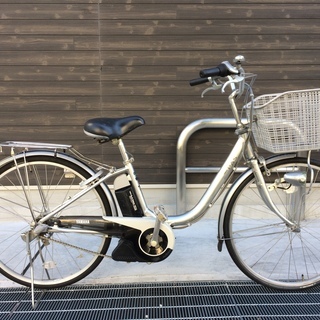 地域限定　ヤマハ　パス　リチウム　26インチ　シルバー　アシスタ　ビビ　神戸市　電動自転車