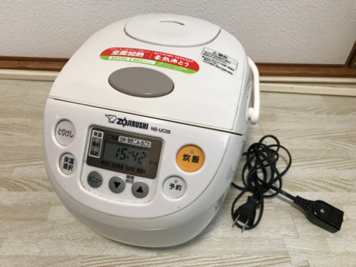 象印 zojirushi 炊飯器 NS-UC05 中古