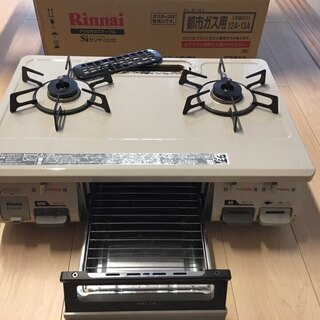 【取引き中】ガスコンロ　グリル付ガステーブル　都市ガス用　201...