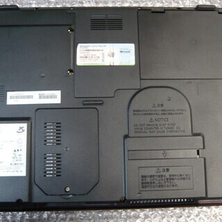 富士通ノートFMV BIBLO NF/E50  (CPU Core2 Duo P8700・メモリー 4GB・ HDD 500GBをSSD120GBに換装済み)の画像
