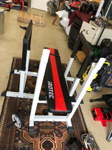 【値下げ！！】アイロテック ベンチプレス台 セーフティラック