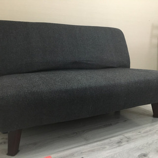 ソファ ダークグレー 2人用