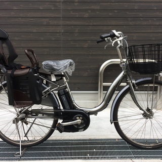 地域限定 ブリヂストン アシスタ 新基準 子供乗せ 8,9AH シルバー