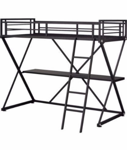 ニトリ デスク付きロフトベット ゼット シングル　＃家具