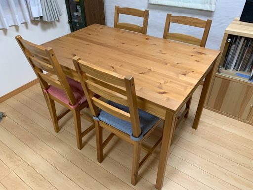 ダイニングセット　IKEA　JOKKMOKK　テーブル＆椅子4脚