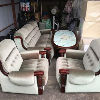 カリモク家具 応接ソファセットの画像