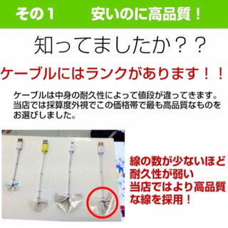 充電器iPhoneケーブルまとめ売りの画像