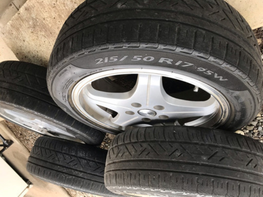 メーカー不明ホイール タイヤ付き