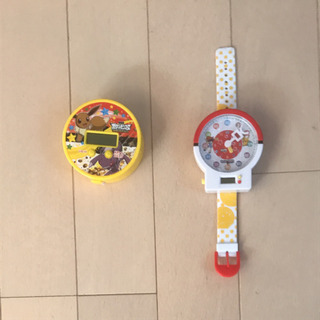 ポケモン、妖怪ウオッチグッズの画像