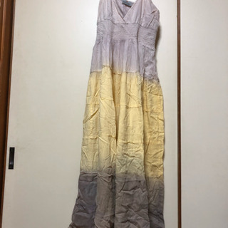 ロングワンピース リゾートワンピース