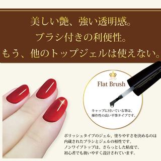 ネイル【プロ仕様・大人気】ノンワイプトップジェル　の画像