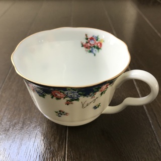KENDO コーヒーカップ＆ソーサー４客セット【未使用品】KENDO　花柄の画像